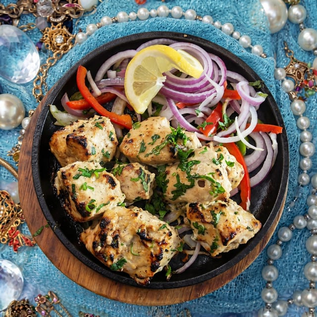 Murgh Malai Kabob.