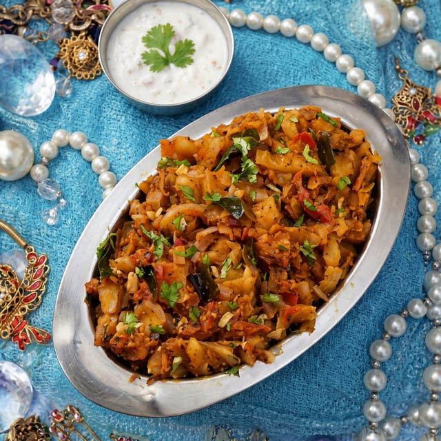 Vegetable Kothu Paratha.