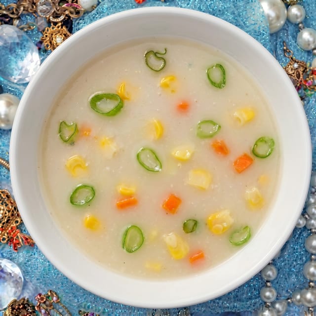 Sweet Corn Soup Vegetable.