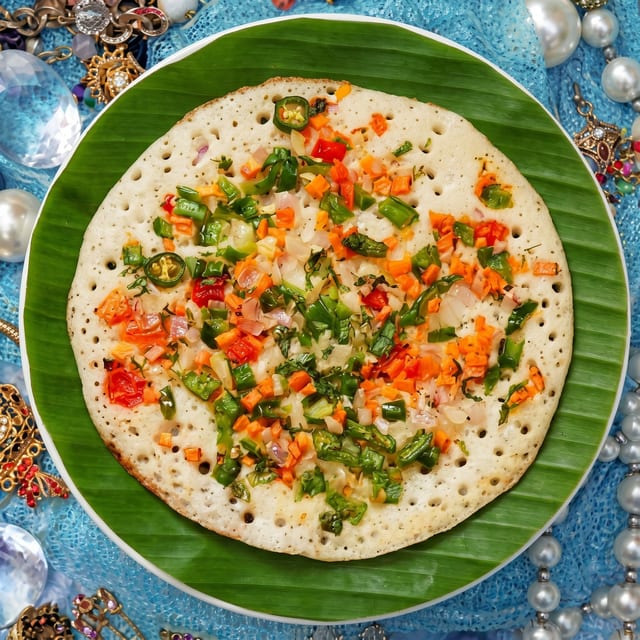 Vegetable Uttapam.
