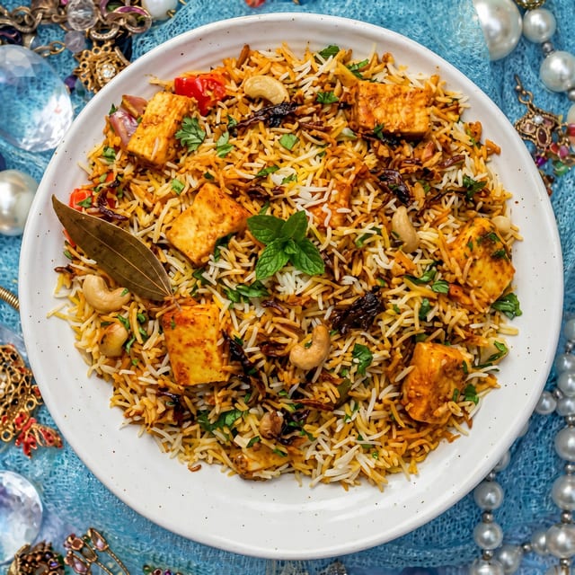 Paneer Biryani.