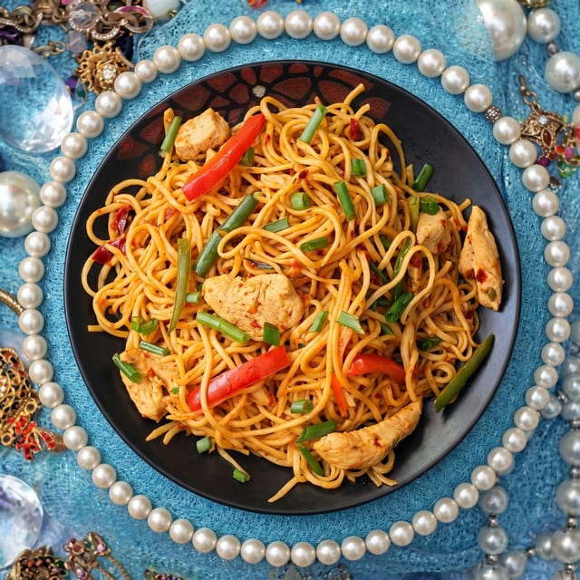 Szechwan Chicken Noodles.