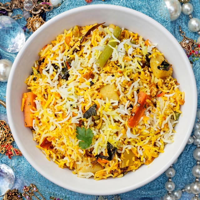 Vegetable Biryani.