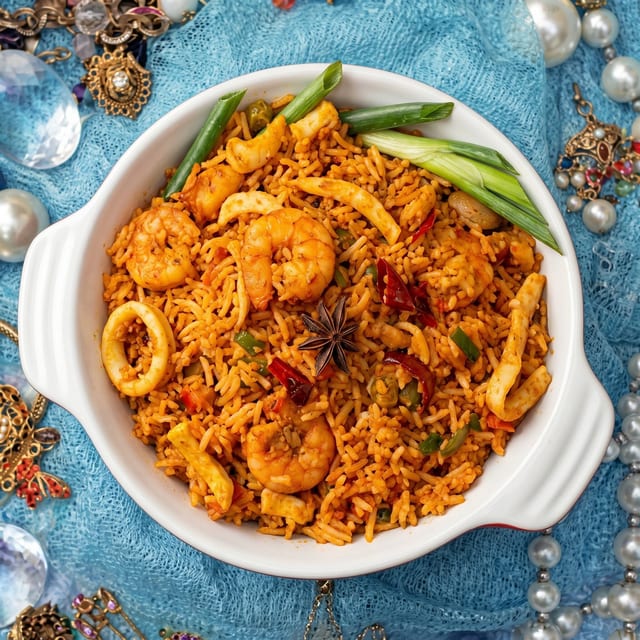 Szechwan Shrimp Fried Rice.