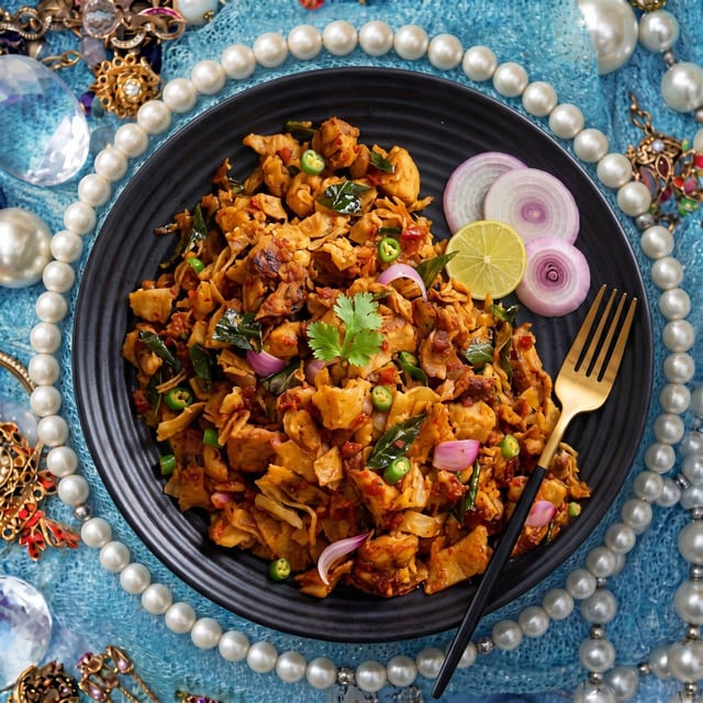 Chicken Kothu Paratha.
