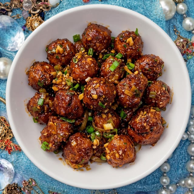 Vegetables Manchurian.