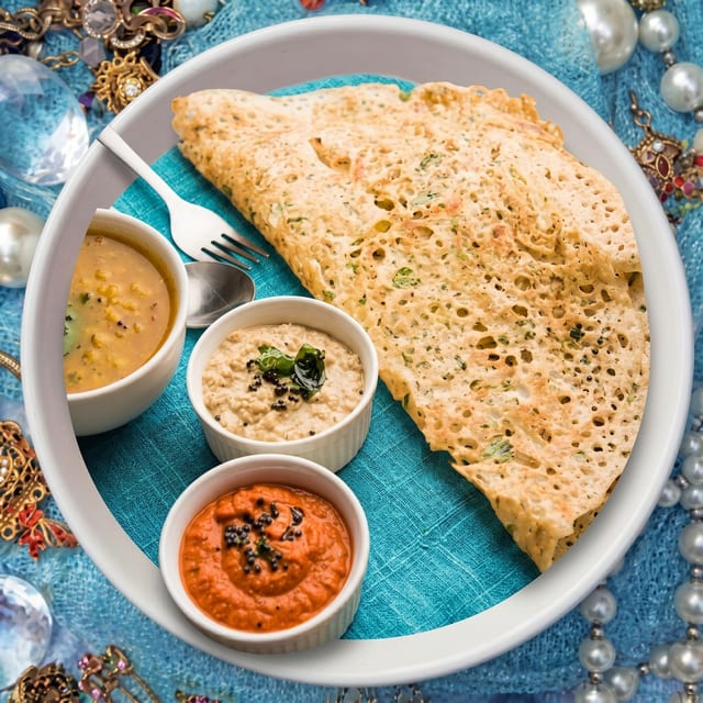 Onion Rava Dosa.